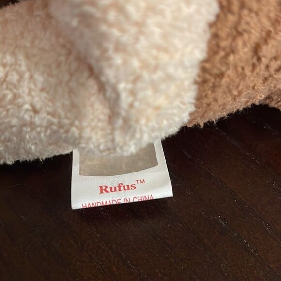 Rufus the Dog 2000 Ty Beanie Baby Mint Condition with Ear and Tush Tags - Picture 3 of 5